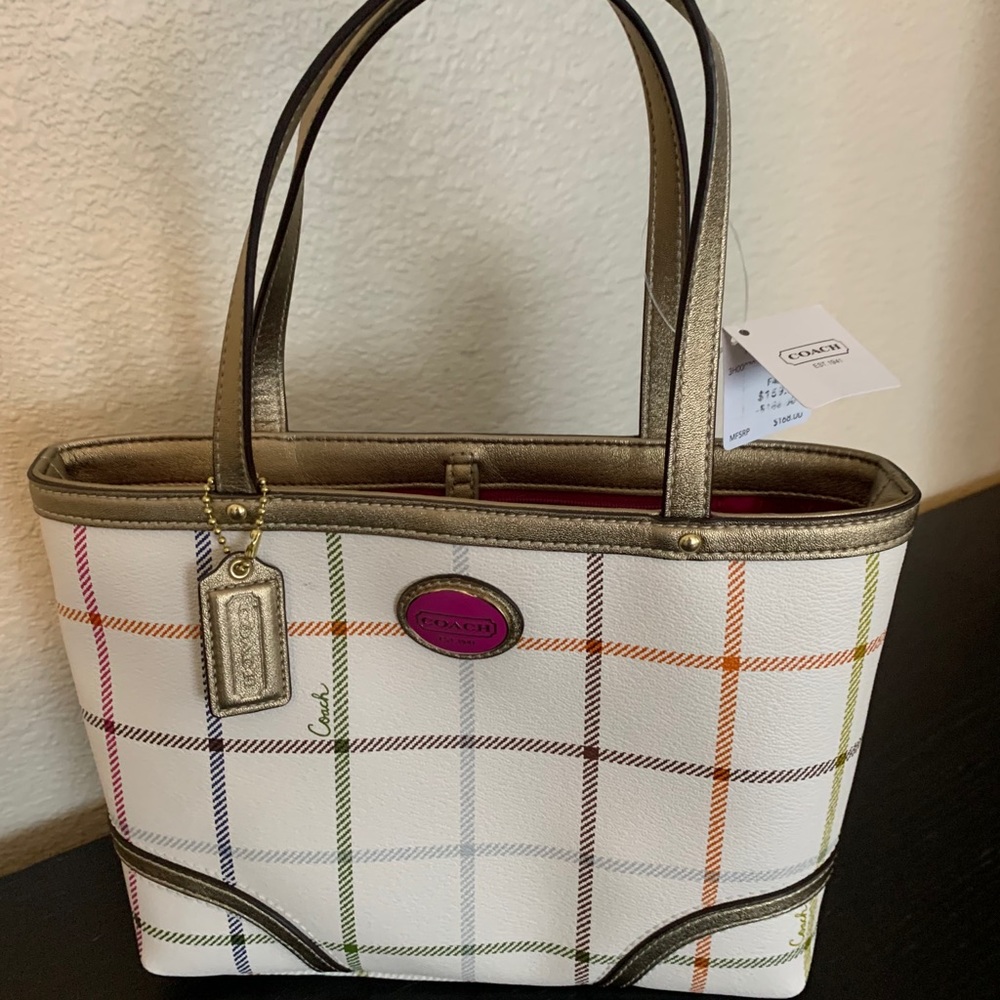 Coach Peyton Tattersall bag (Brand new w/ tags)